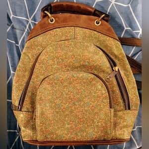Patricia Nash backpack in coral bouquet